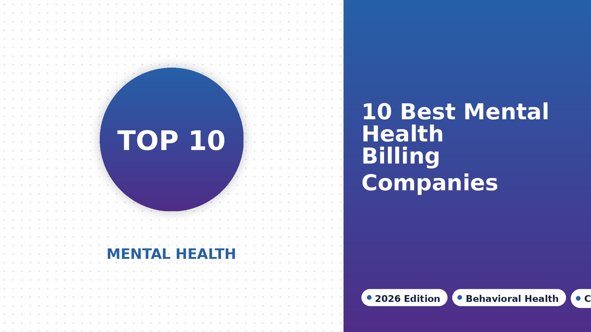 10 Best Mental Health Billing Companies in the USA for 2026