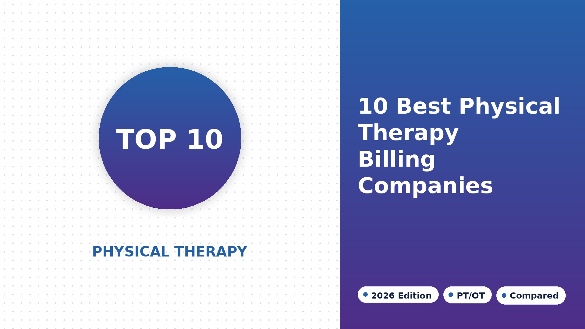 10 Best Physical Therapy Billing Companies in the USA for 2026