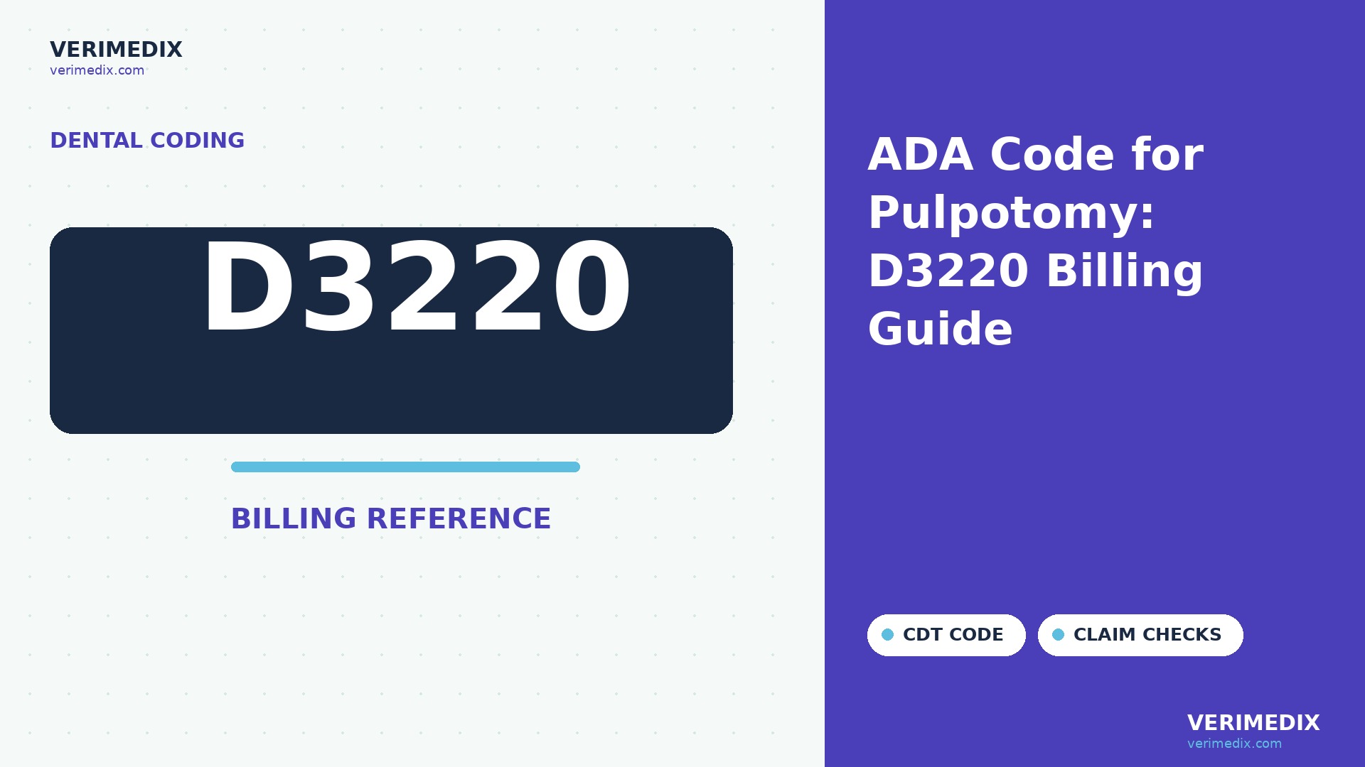 ADA Code for Pulpotomy: D3220 Billing Guide (2026)