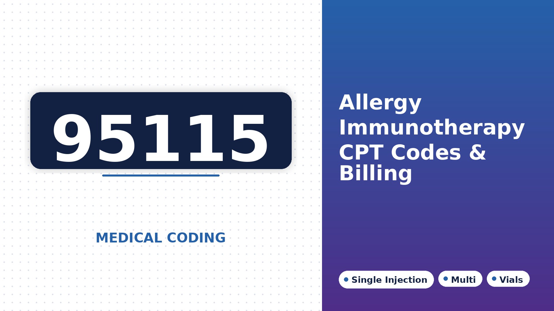 Allergy Immunotherapy CPT Codes 95115, 95117 & 95165: Billing, Units, and Denials (2026)