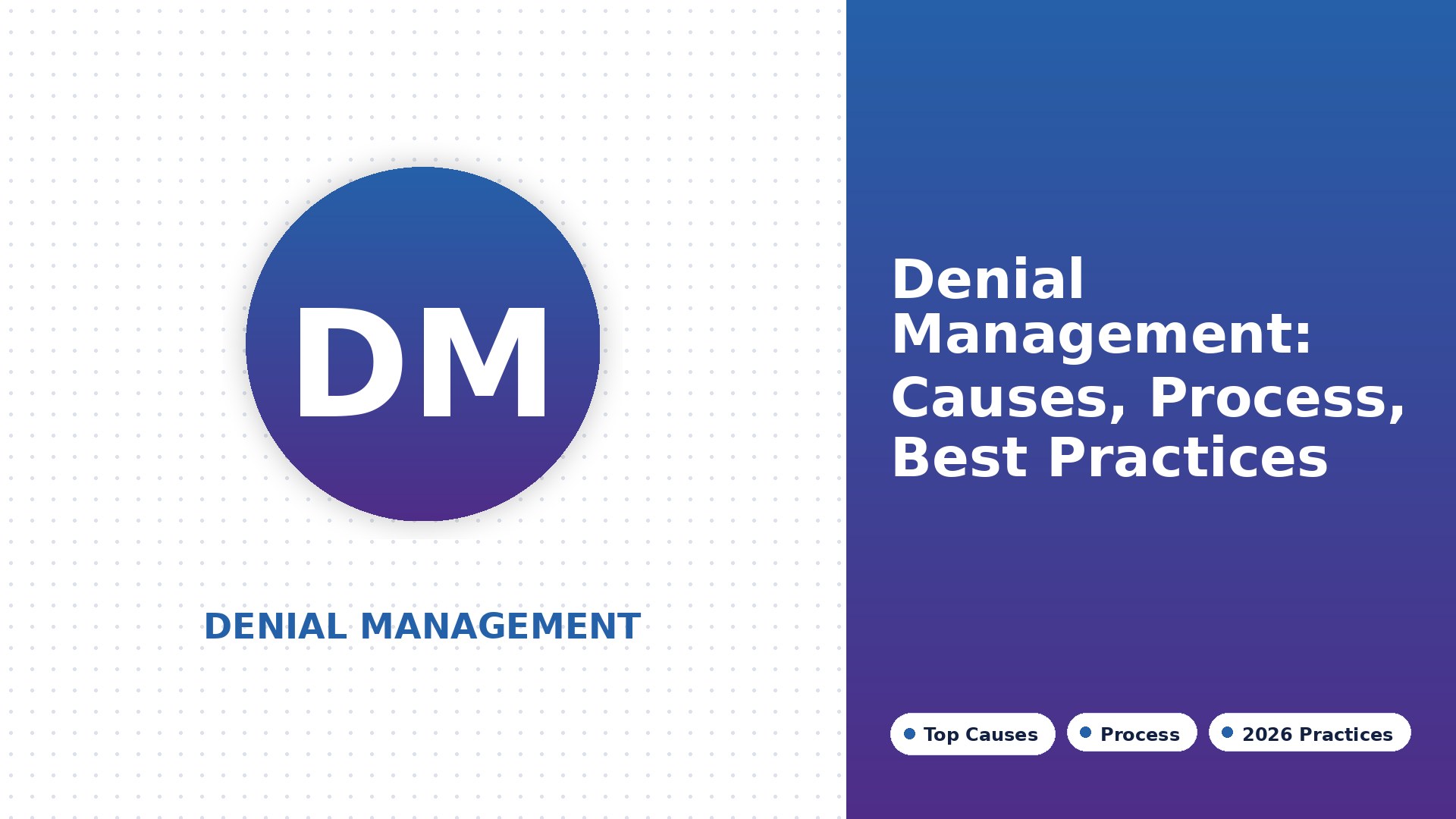 Denial Management in Medical Billing: Causes, Process & 2026 Best Practices