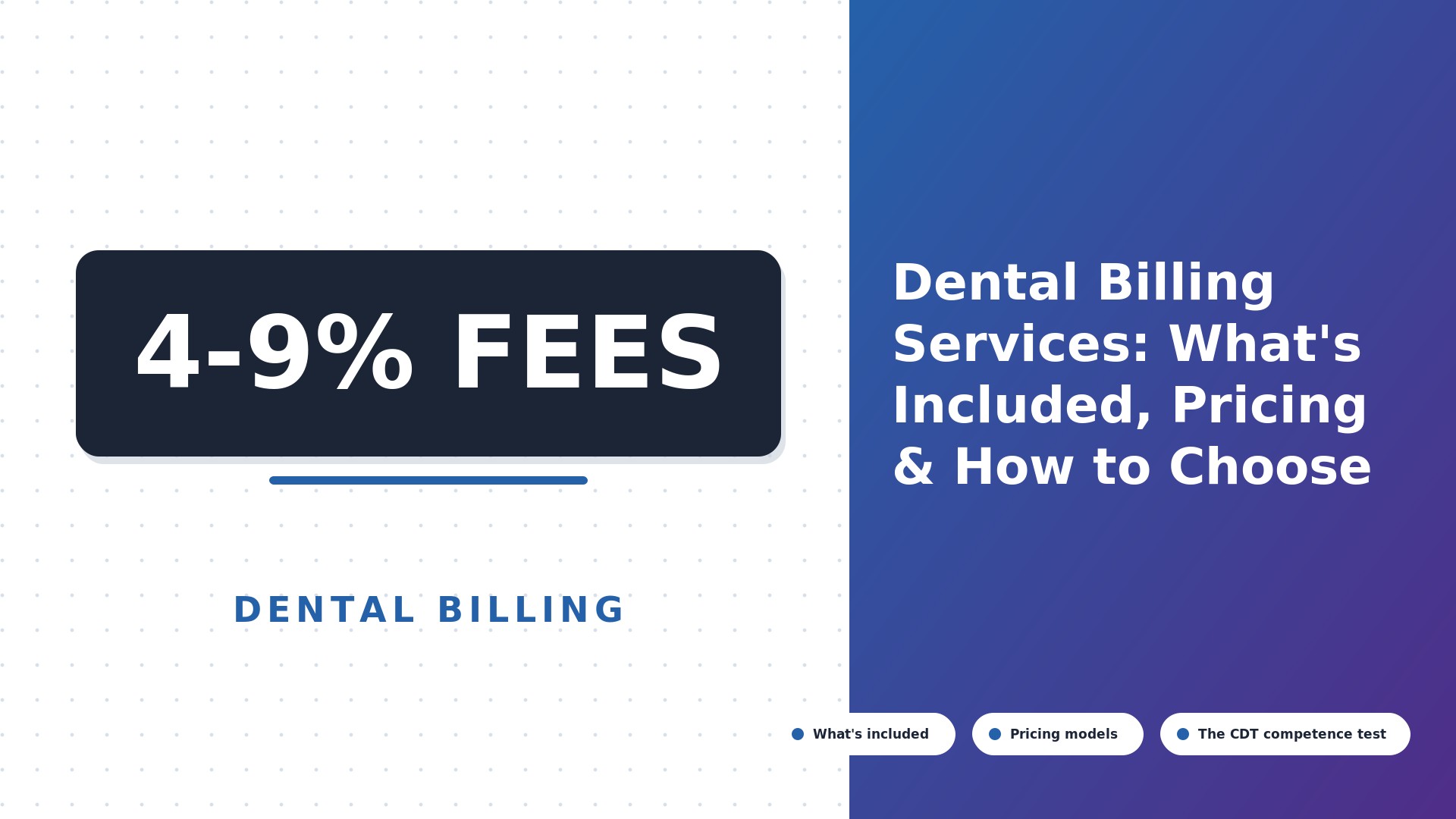 Dental Billing Services: What's Included, Pricing & How to Choose (2026)