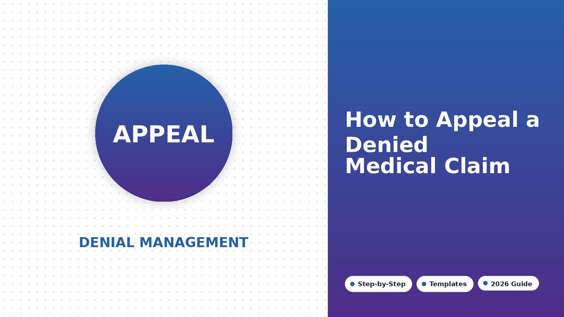 How to Appeal a Denied Medical Claim: A Step-by-Step 2026 Guide