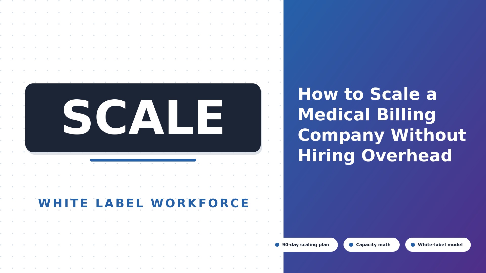 How to Scale a Medical Billing Company Without Hiring Overhead (2026)