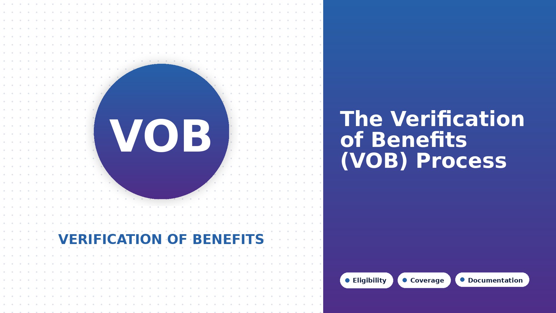 What Is the Verification of Benefits (VOB) Process in Medical Billing?