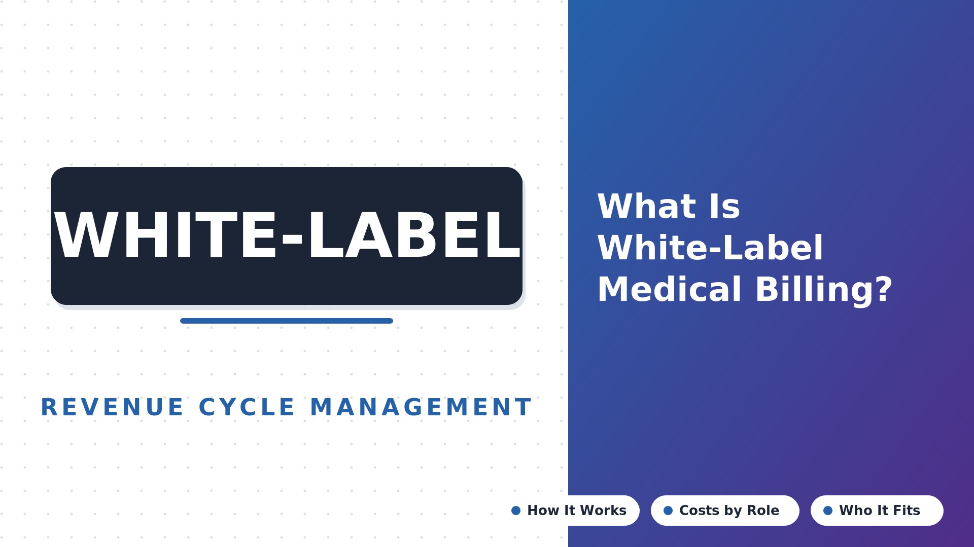 What Is White-Label Medical Billing? How It Works & Who It's For (2026)
